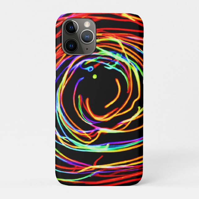 Spirallichter leuchten Case-Mate iPhone hülle (Rückseite)