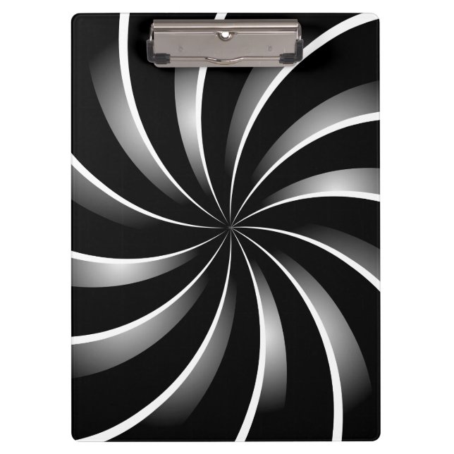 Spiralmuster Klemmbrett (Vorderseite)