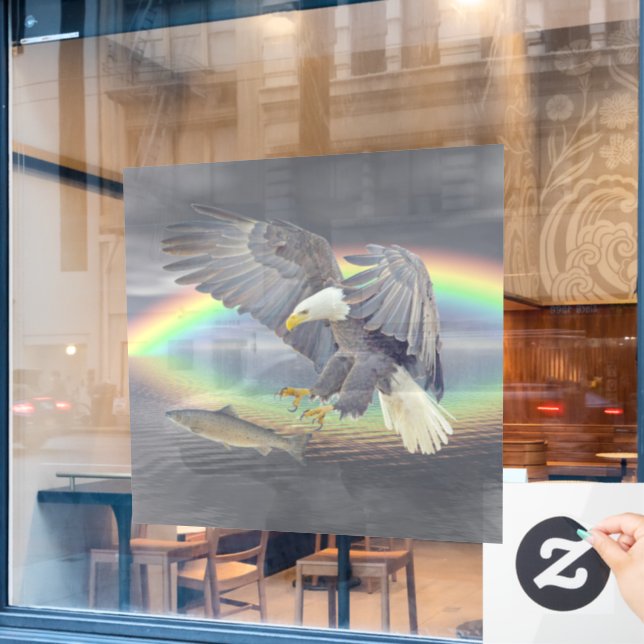 SpiralNotebook Fensteraufkleber (Café-Fenster)