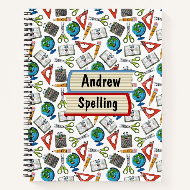 SpiralNotebook für Schulen Notizbuch (Vorderseite)