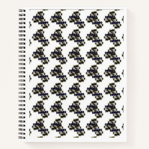 SpiralNotebook in Schwarzweiß Notizbuch