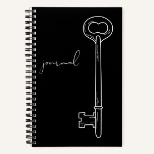 SpiralNotebook - Journal - Lock und Key Notizbuch