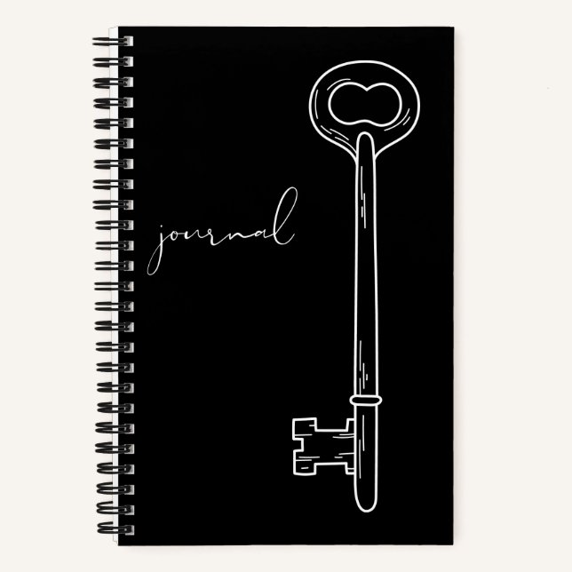 SpiralNotebook - Journal - Lock und Key Notizbuch (Vorderseite)
