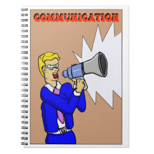 Spiralnotebook - Kommunikation (Caderno-comunicado Notizblock