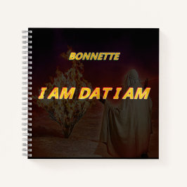 SpiralNotebook mit I AM Dat I Am title Notizbuch