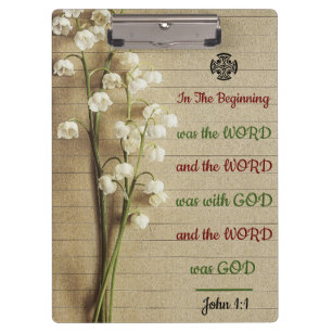 SpiralNotebook mit Inspiration Bible Verse Klemmbrett