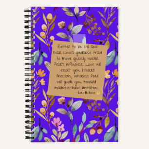 SpiralNotebook mit Inspirierend Angebot zur Abdeck Notizbuch