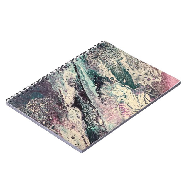 SpiralNotebook mit Johnson Abstrakt Artwork Notizblock (Linke Seite)