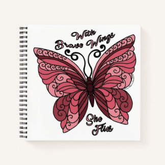 SpiralNotebook - mit schönen Wings Notizbuch