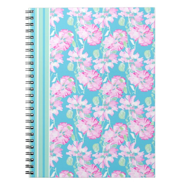 SpiralNotebook oder -Journal, Hübsche Rosen Notizblock (Vorderseite)