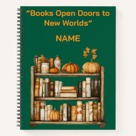 SpiralNotebook-| Personalisiertes HerbstNotebook Notizbuch