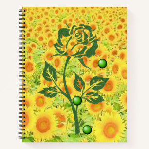 SpiralNotebook-Sonnenblume Notizbuch