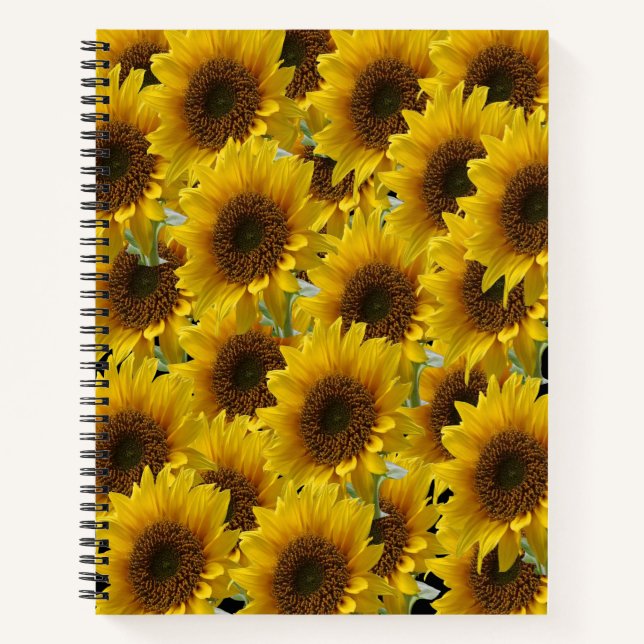 SpiralNotebook-Sonnenblume Notizbuch (Vorderseite)