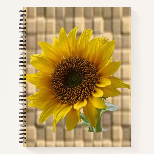 SpiralNotebook-Sonnenblume Notizbuch (Vorderseite)
