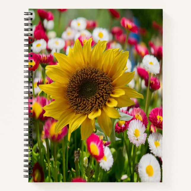 SpiralNotebook-Sonnenblume Notizbuch (Vorderseite)