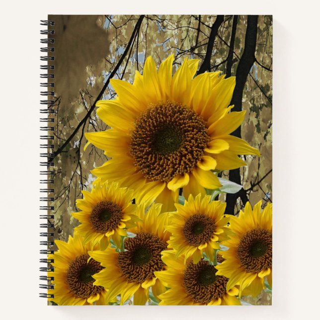 SpiralNotebook-Sonnenblume Notizbuch (Vorderseite)