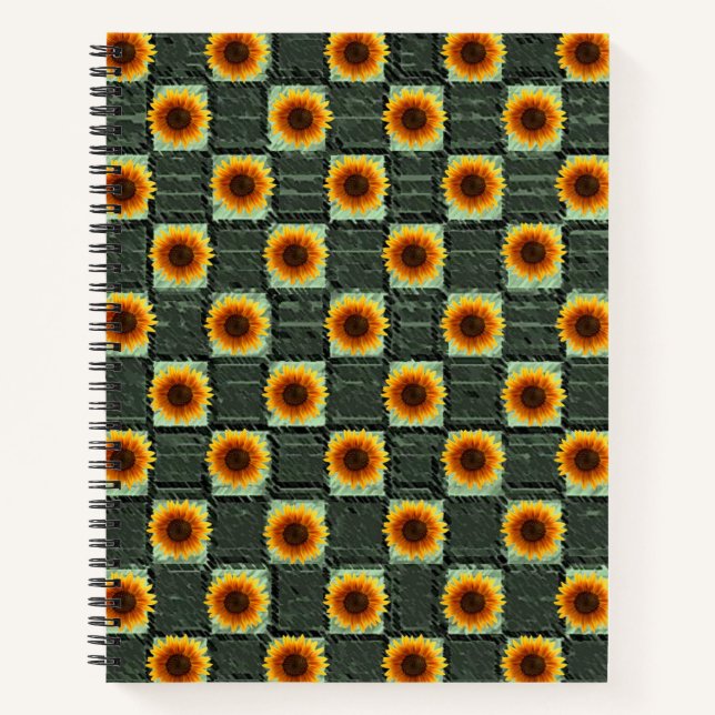 SpiralNotebook-Sonnenblume Notizbuch (Vorderseite)