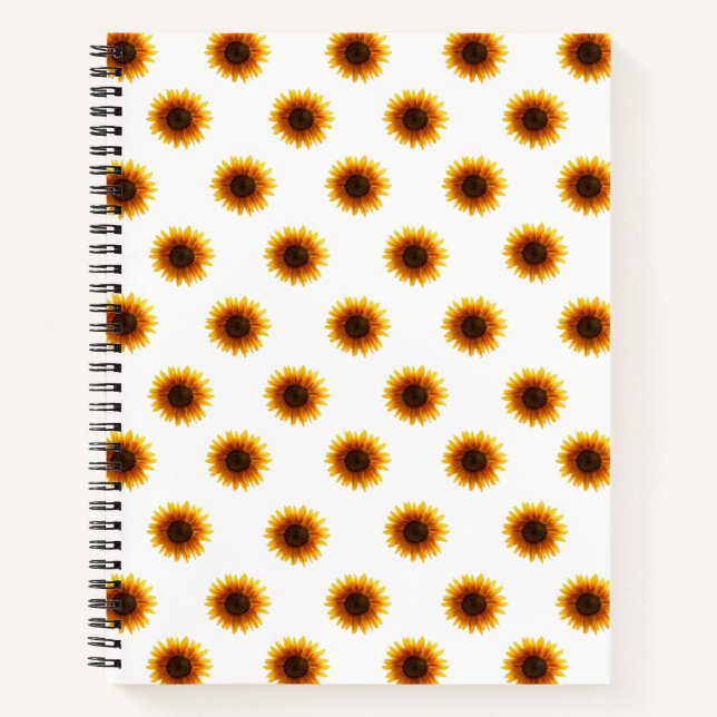 SpiralNotebook-Sonnenblume Notizbuch (Vorderseite)