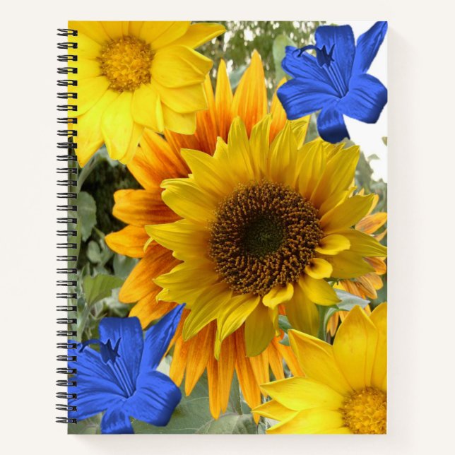SpiralNotebook-Sonnenblume Notizbuch (Vorderseite)