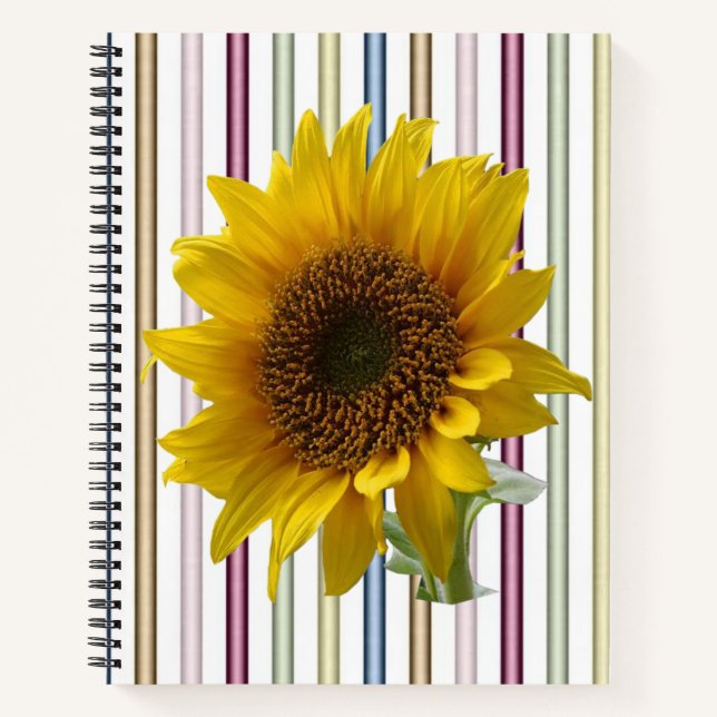 SpiralNotebook-Sonnenblume Notizbuch (Vorderseite)