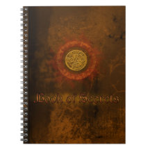 Spiralnotizbuch Buch der Schatten, Medaillon-Desig