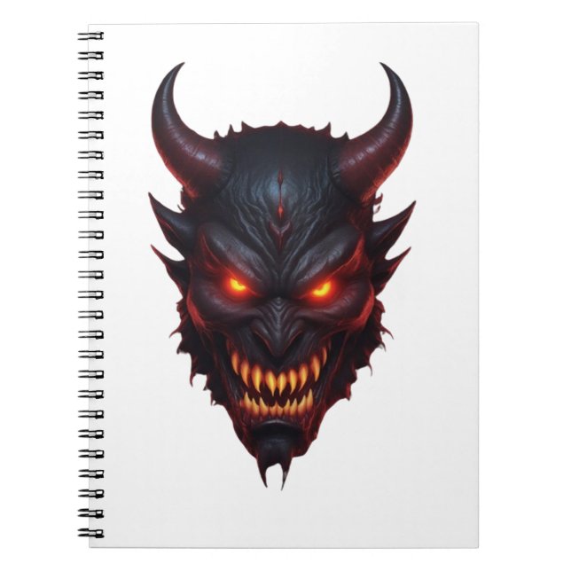 Spiralnotizbuch-Daemon Notizblock (Vorderseite)