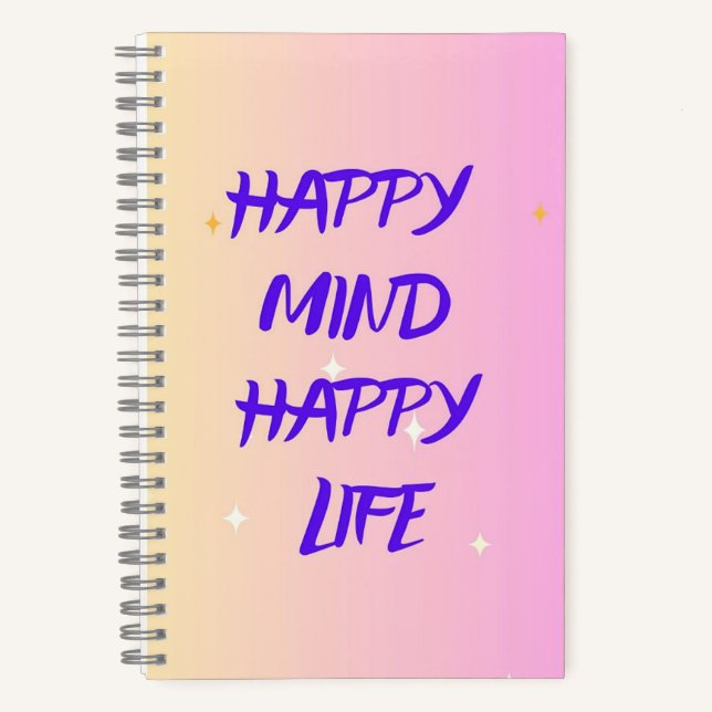 Spiralnotizbuch – Motivationsjournal Notizbuch (Vorderseite)