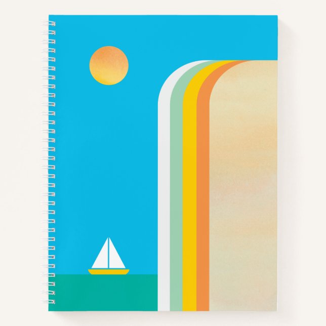 Spiralnotizbuch Smooth Sailin Notizbuch (Vorderseite)