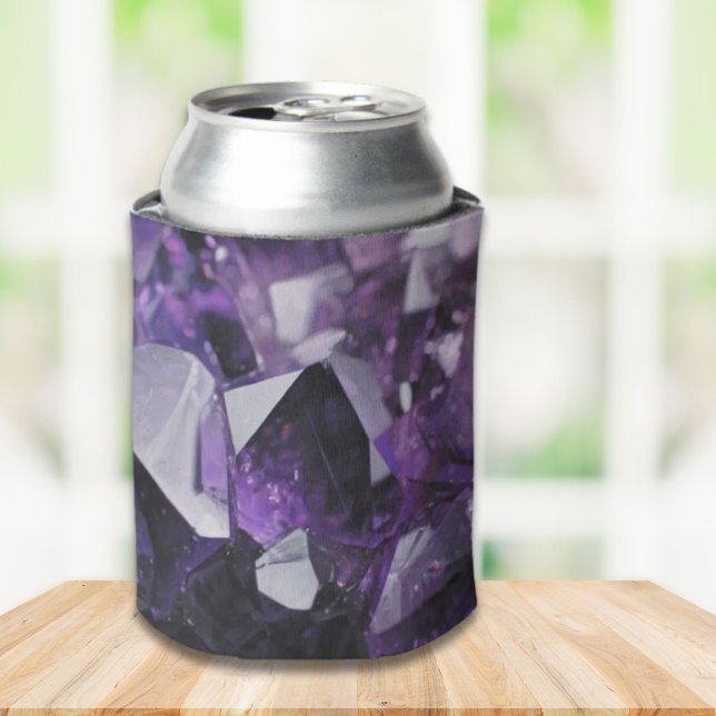 Spiralquarz Heilung ganzheitlich lila Amethyste Dosenkühler (spirit quartz healing holistic purple amethyst can cooler)