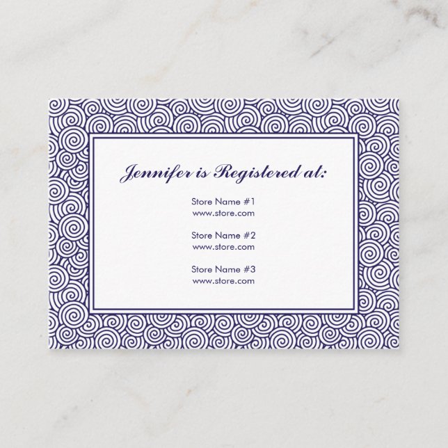 Spiralregisterkarte - 3,5 Zoll x 2,5 Zoll Begleitkarte (Vorderseite)