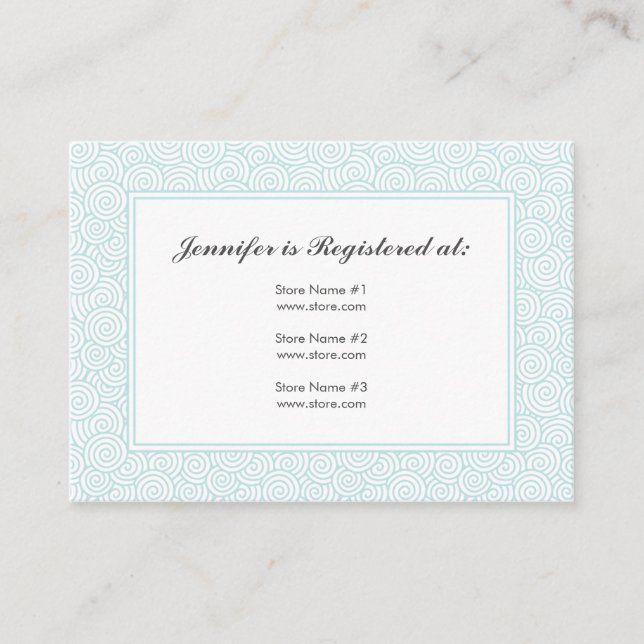 Spiralregisterkarte - 3,5 Zoll x 2,5 Zoll Begleitkarte (Vorderseite)