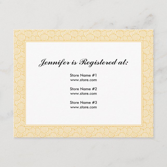 Spiralregisterkarte Begleitkarte (Vorderseite)