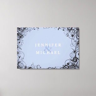 SPIRALS & STARS Jüdisches Hochzeitsabo Leinwanddruck