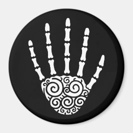 Spiralskeletthand Magnet