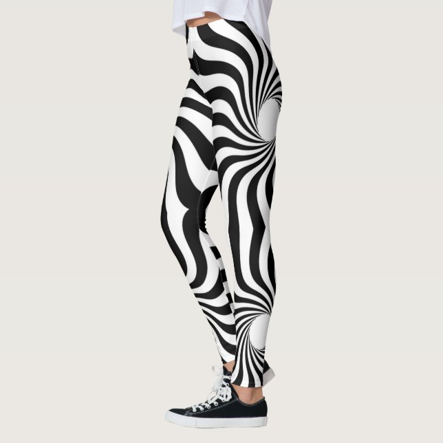 Spiralstäbchen mit Loch Leggings (Links)