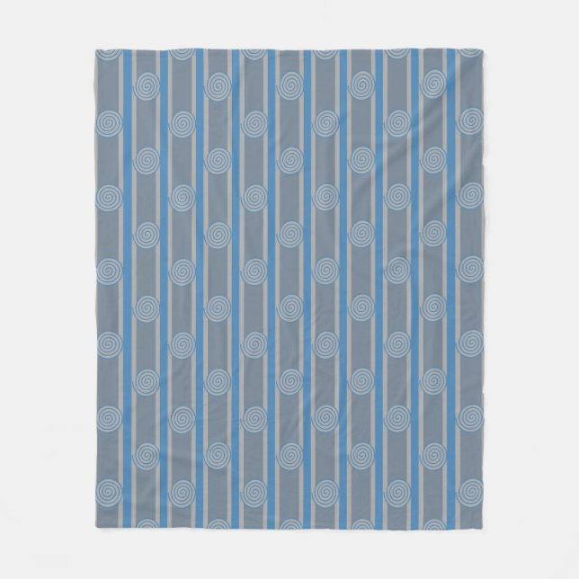 Spiralstreifen Fleecedecke (Vorderseite)