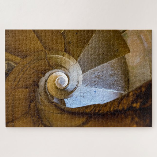 Spiraltreppe hinunter puzzle (Horizontal)