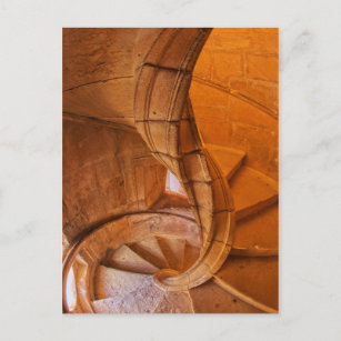 Spiraltreppe mit Verzweigung, Portugal Postkarte