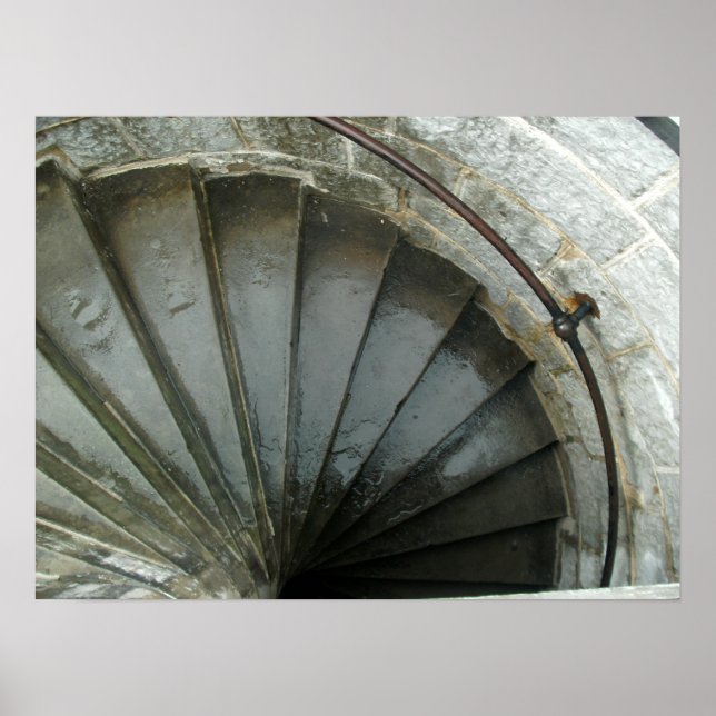 Spiraltreppe Poster (Vorne)