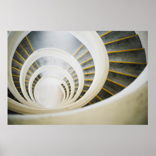 Spiraltreppe Poster