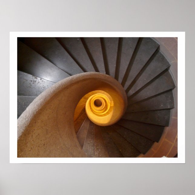 Spiraltreppe-Poster Poster (Vorne)
