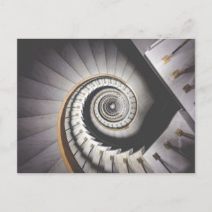 Spiraltreppe Postkarte