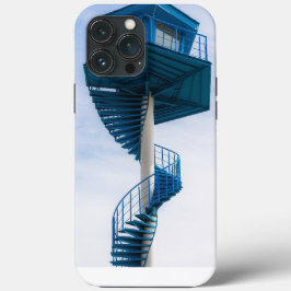 "Spiraltreppe rund um das Pole Phone Case - Modern