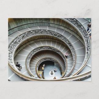 Spiraltreppe, Vatikanmuseum, Postkarte