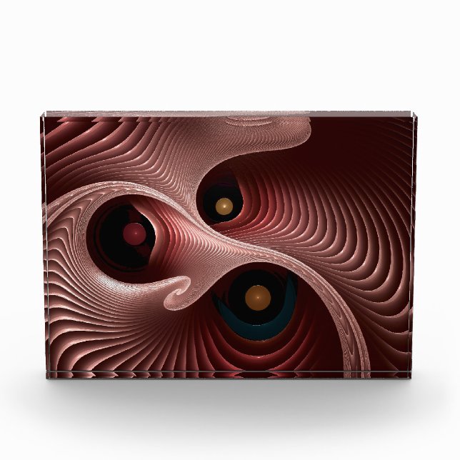 Spiralwellen Fotoblock (Vorderseite)