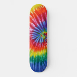 Spiralwirl in Krawatte - Regenbogen Skateboard