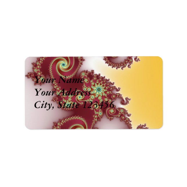 Spiraly Goodnes Adressaufkleber (Vorne)