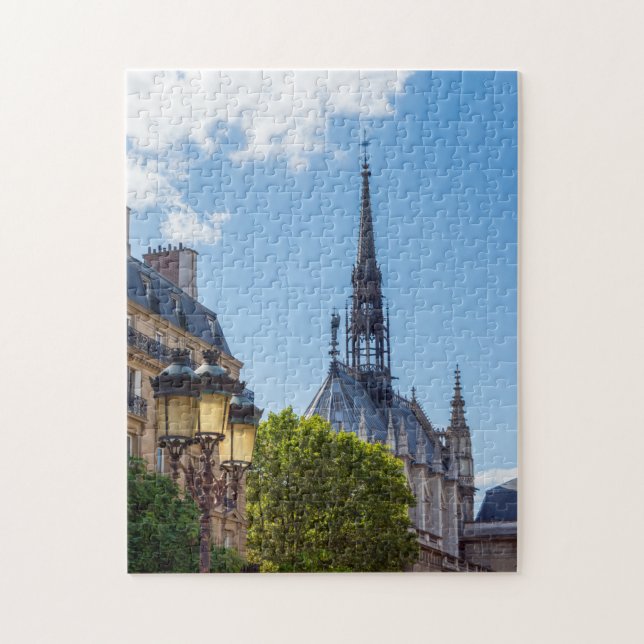 Spire of Saint-Chapelle (Heilige Kapelle) - Paris Puzzle (Vertikal)