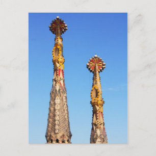 Spires of Sagrada Familia Postkarte
