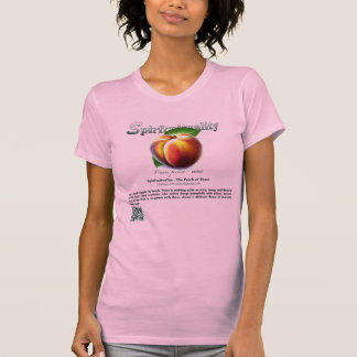 Spirfruitualität : Das Pfirsich-des-Friedens-T-Shi T-Shirt